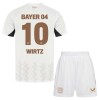 Maillot de Supporter Bayer 04 Leverkusen Florian Wirtz 10 Extérieur 2024-25 Pour Enfant